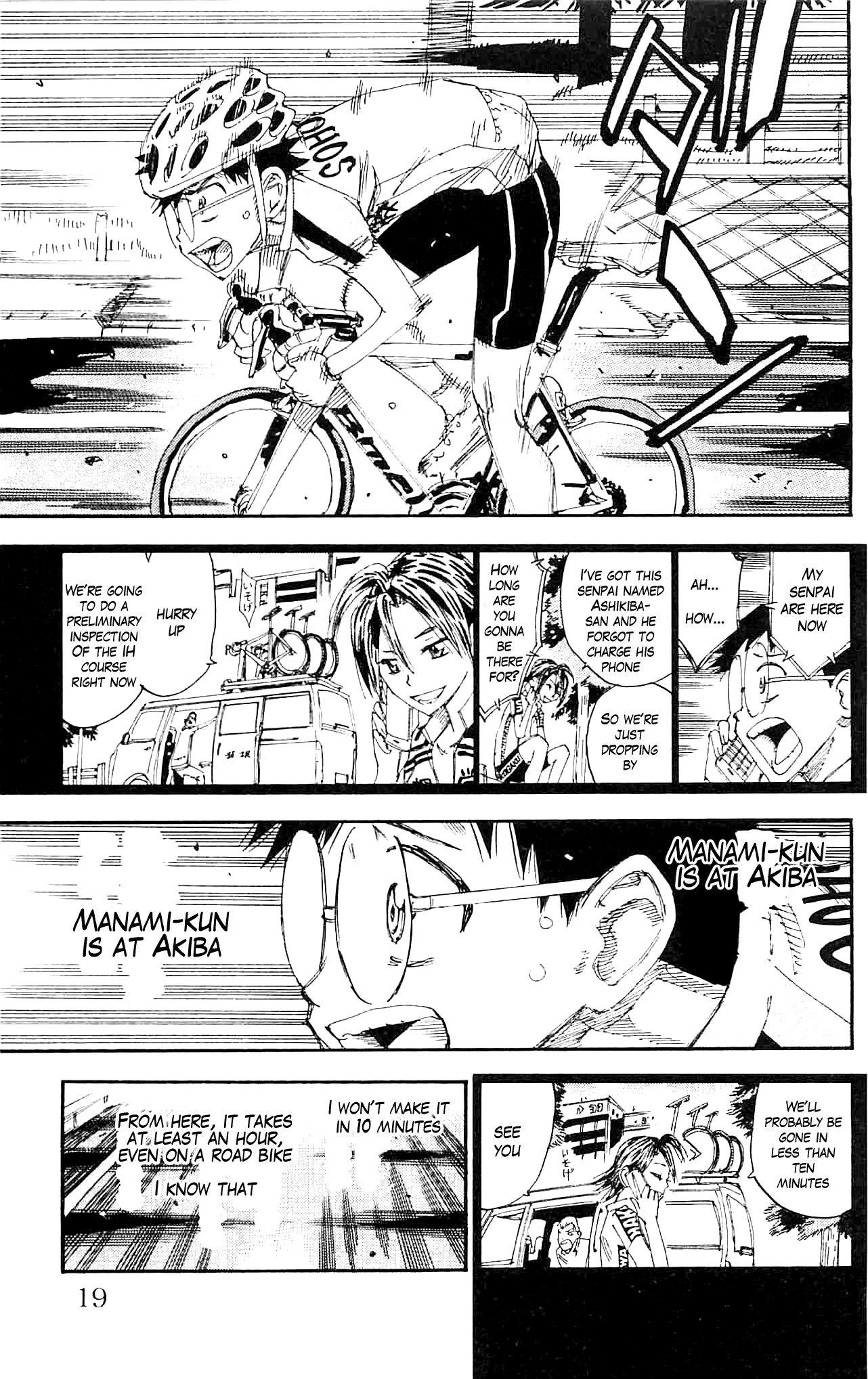 Yowamushi Pedal chapter 279 page 15