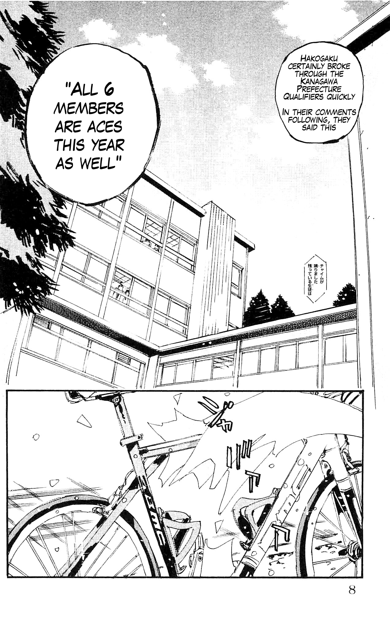 Yowamushi Pedal chapter 279 page 4