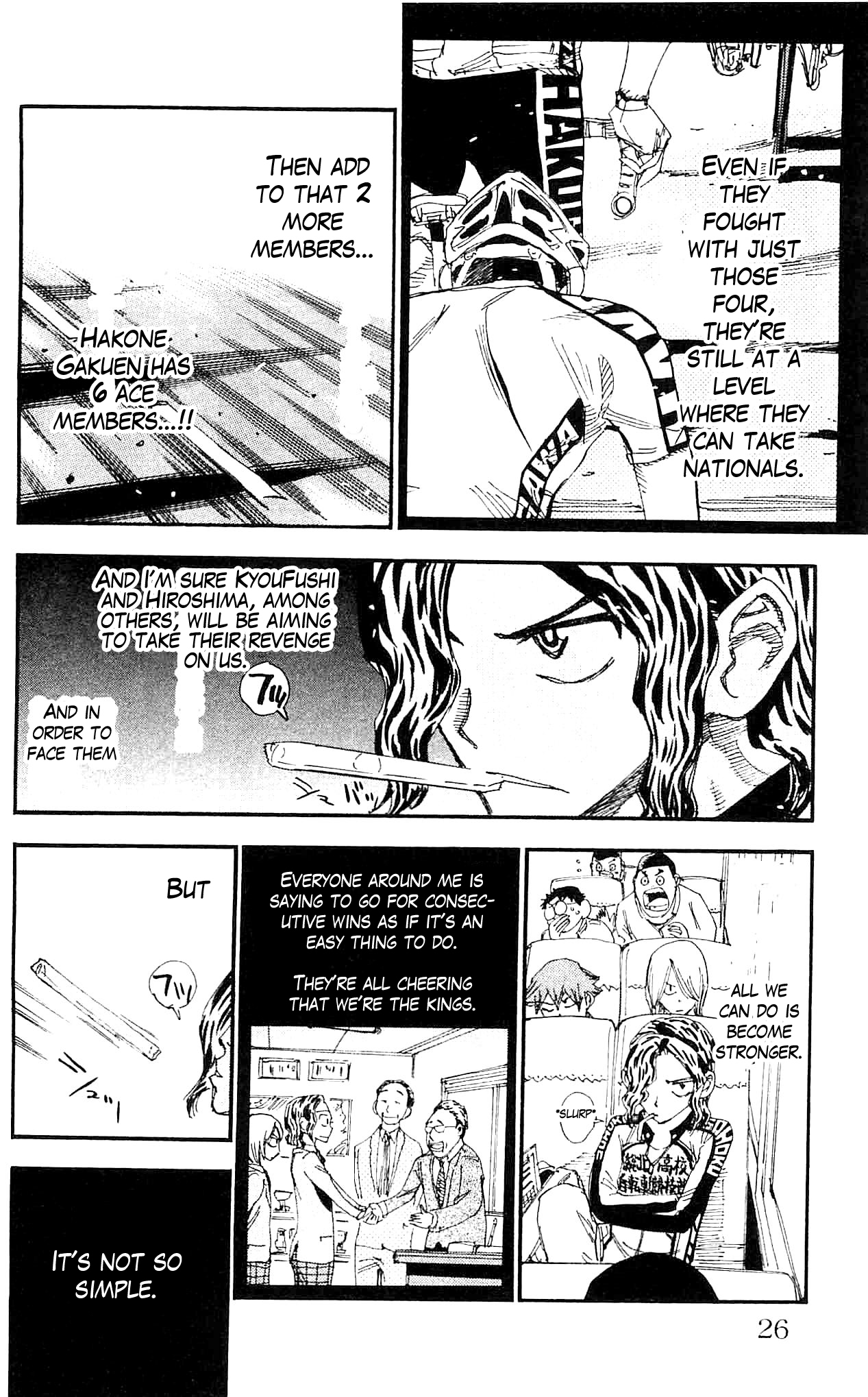 Yowamushi Pedal chapter 280 page 2