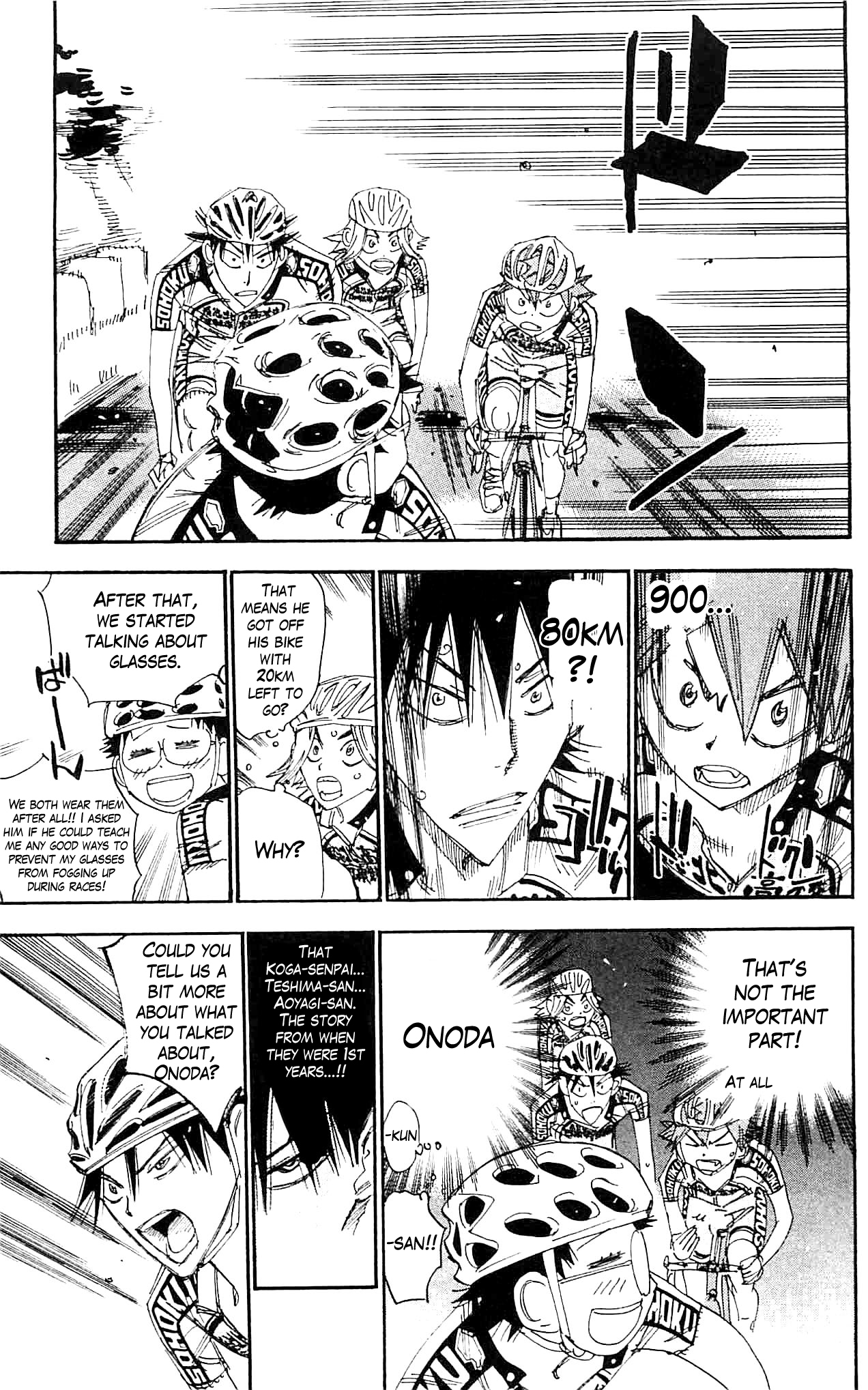 Yowamushi Pedal chapter 282 page 14