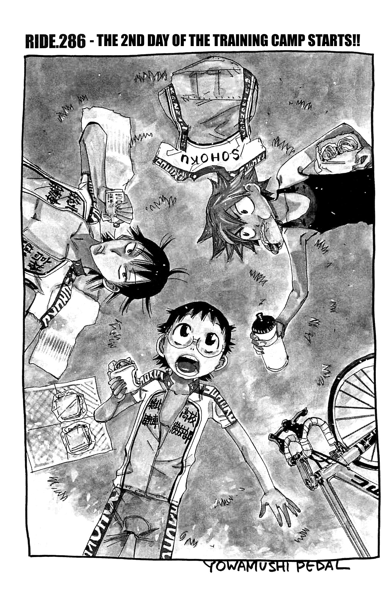 Yowamushi Pedal chapter 286 page 1