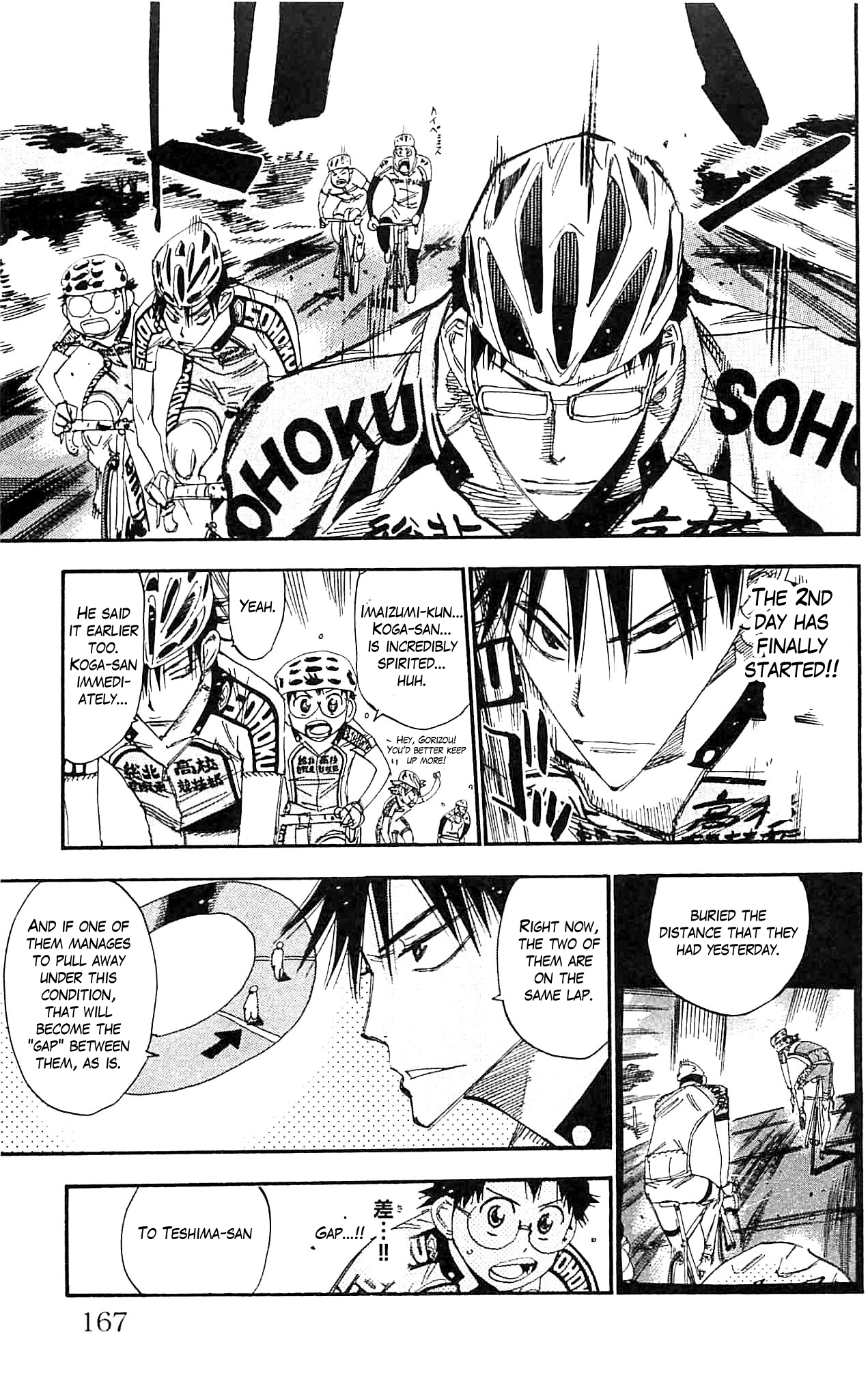 Yowamushi Pedal chapter 286 page 11