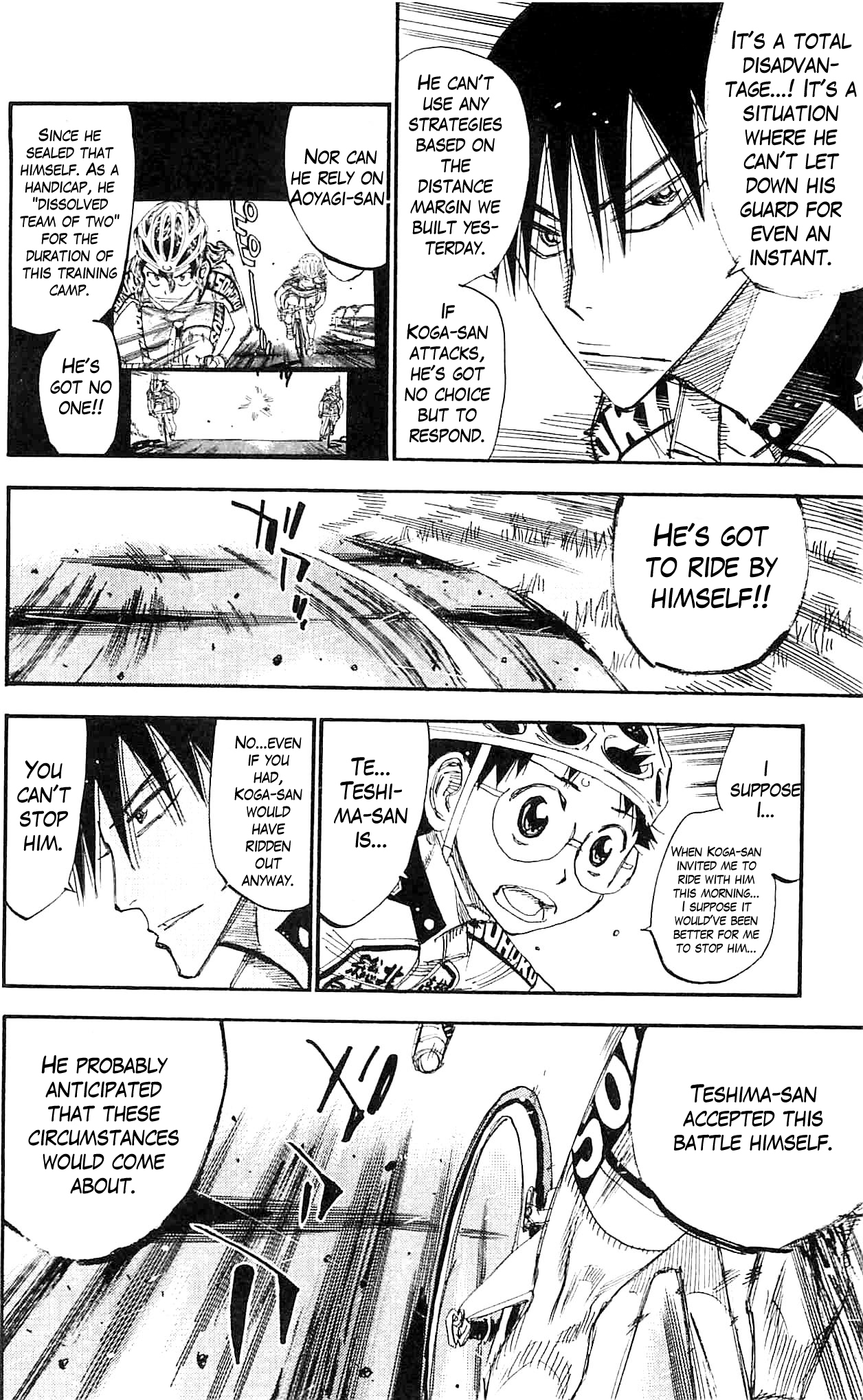 Yowamushi Pedal chapter 286 page 12