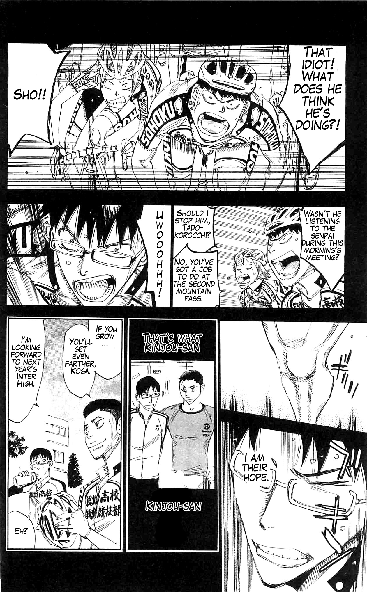 Yowamushi Pedal chapter 287 page 10