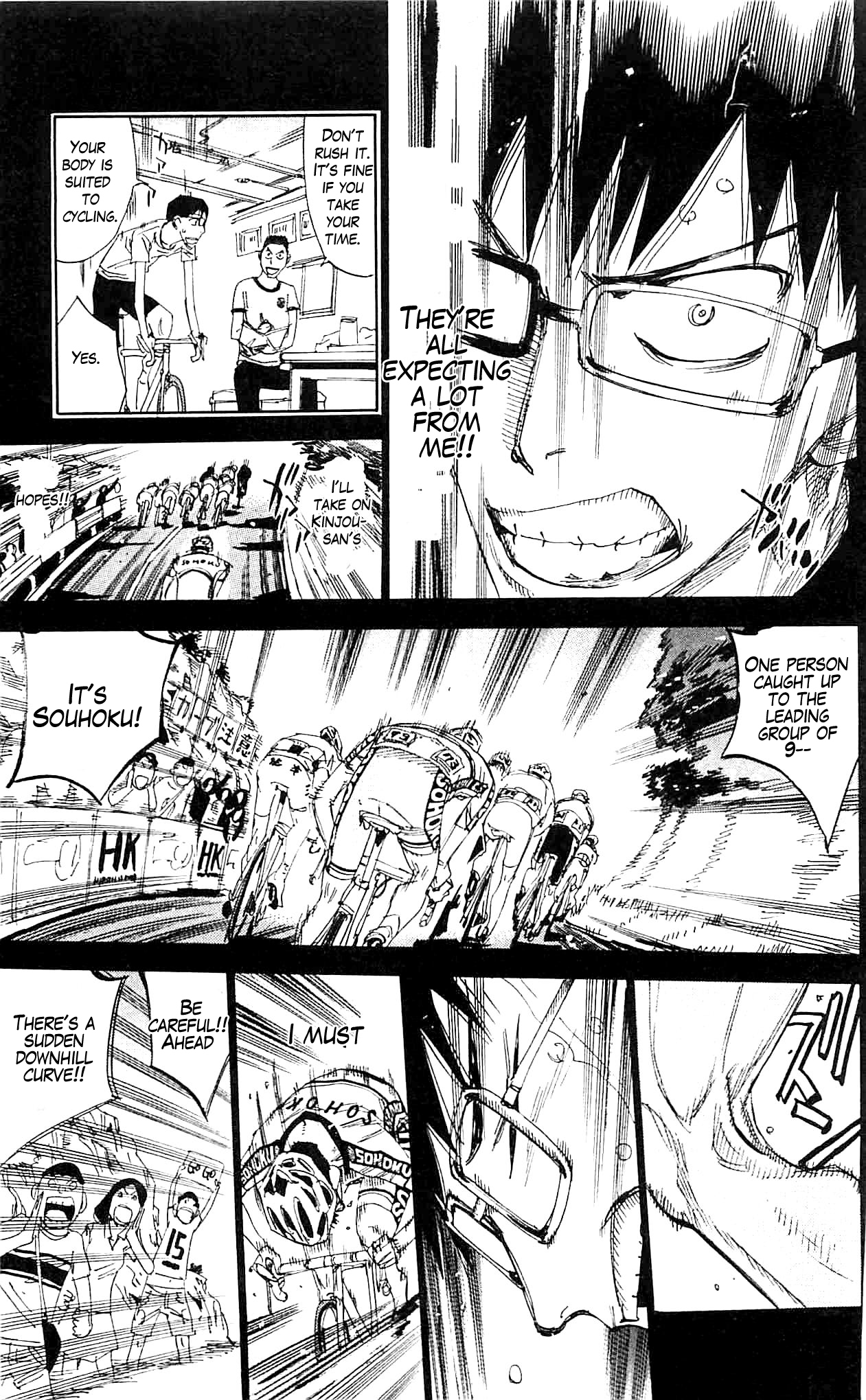 Yowamushi Pedal chapter 287 page 11