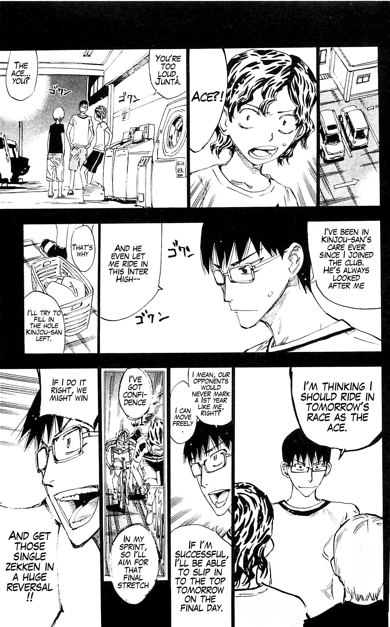 Yowamushi Pedal chapter 287 page 6