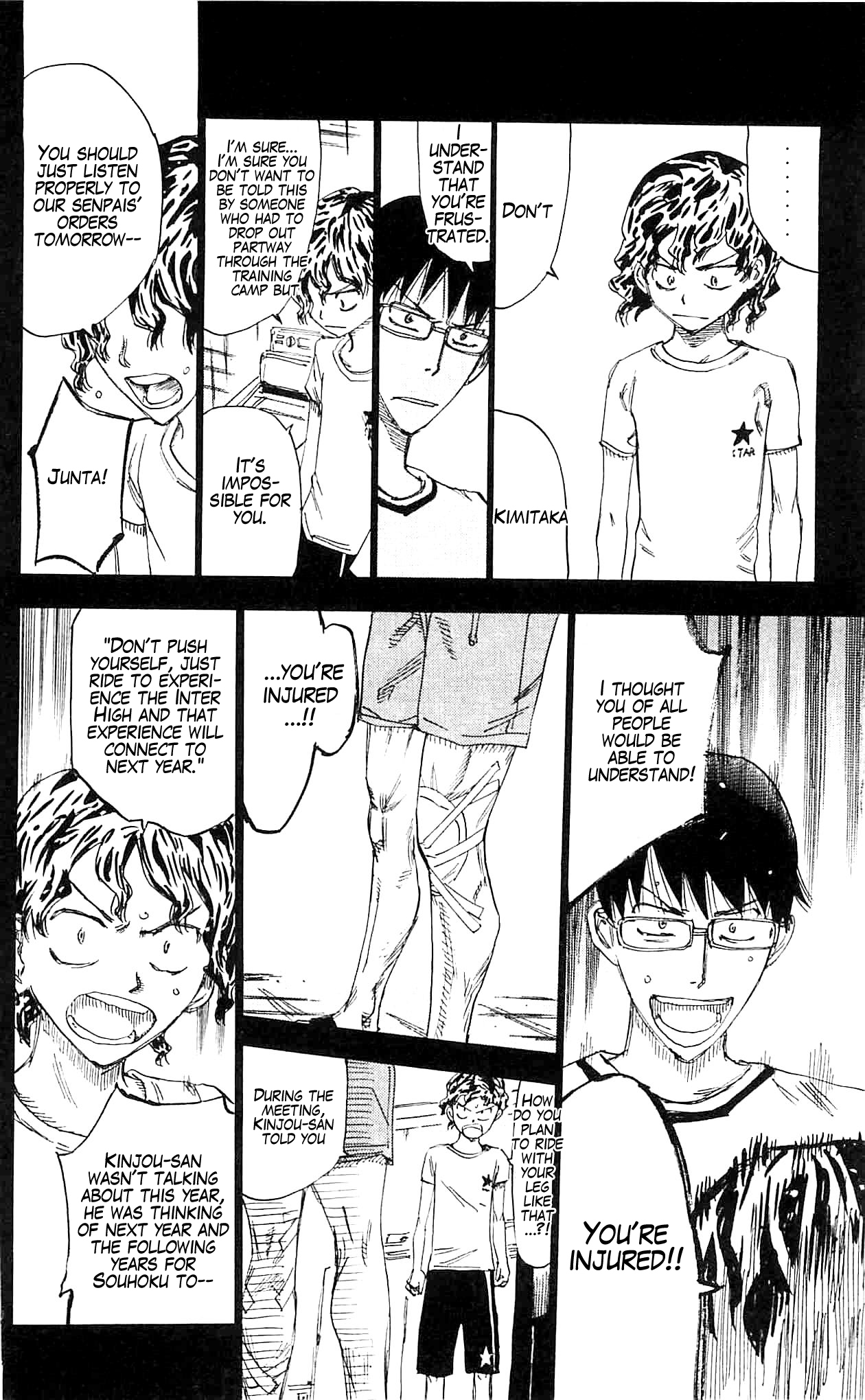 Yowamushi Pedal chapter 287 page 7