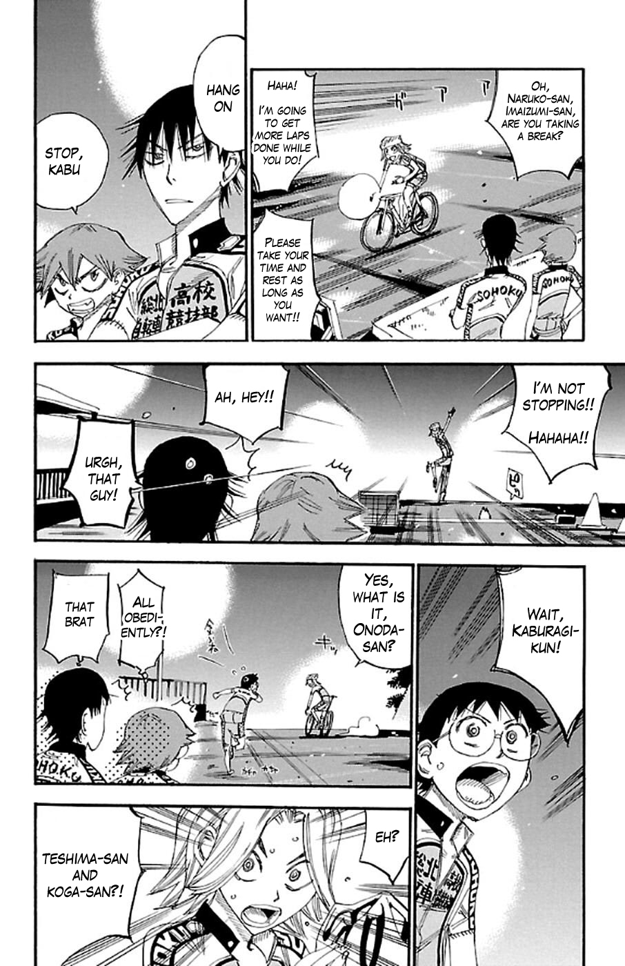 Yowamushi Pedal chapter 288 page 11