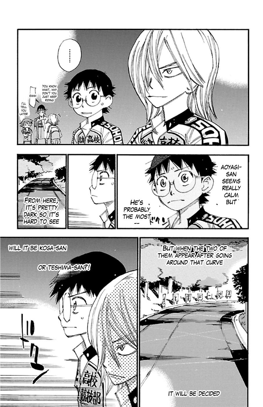 Yowamushi Pedal chapter 288 page 12