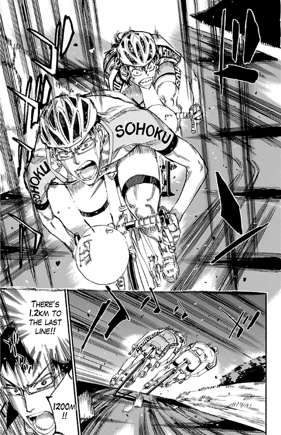 Yowamushi Pedal chapter 288 page 16