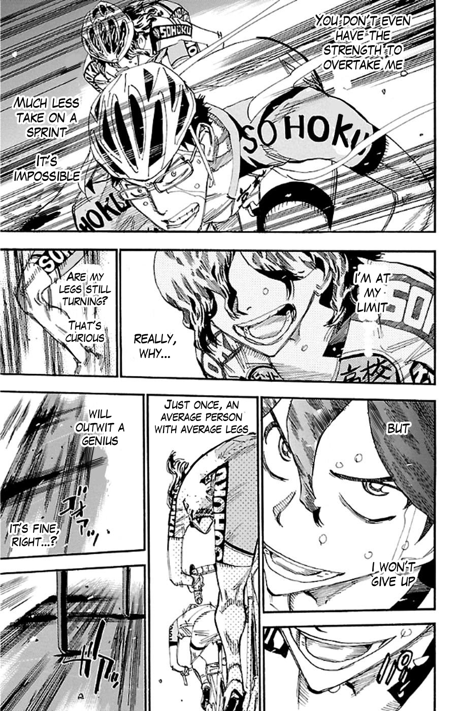 Yowamushi Pedal chapter 288 page 18