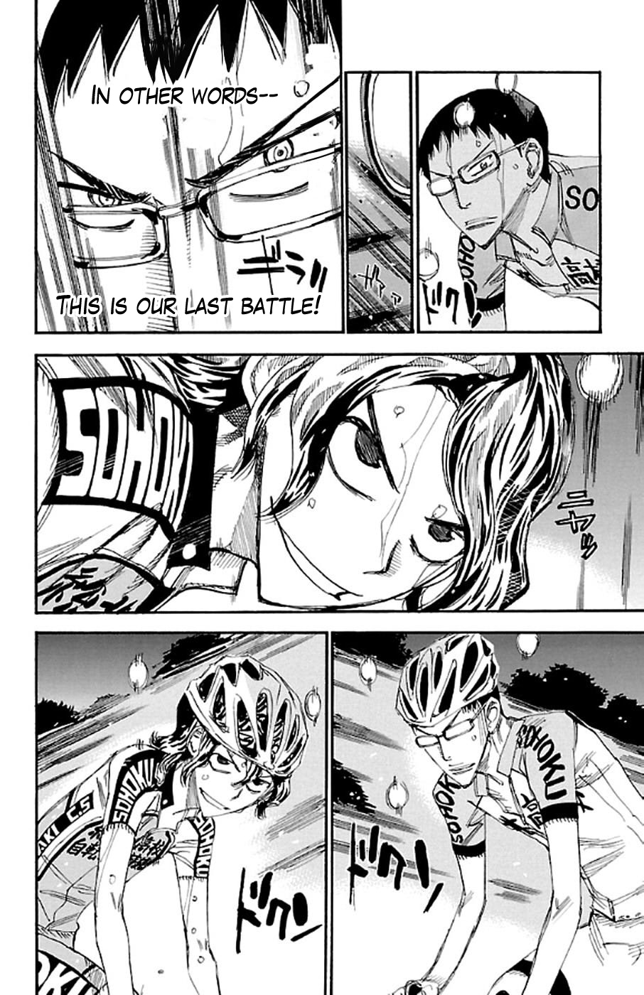 Yowamushi Pedal chapter 288 page 4