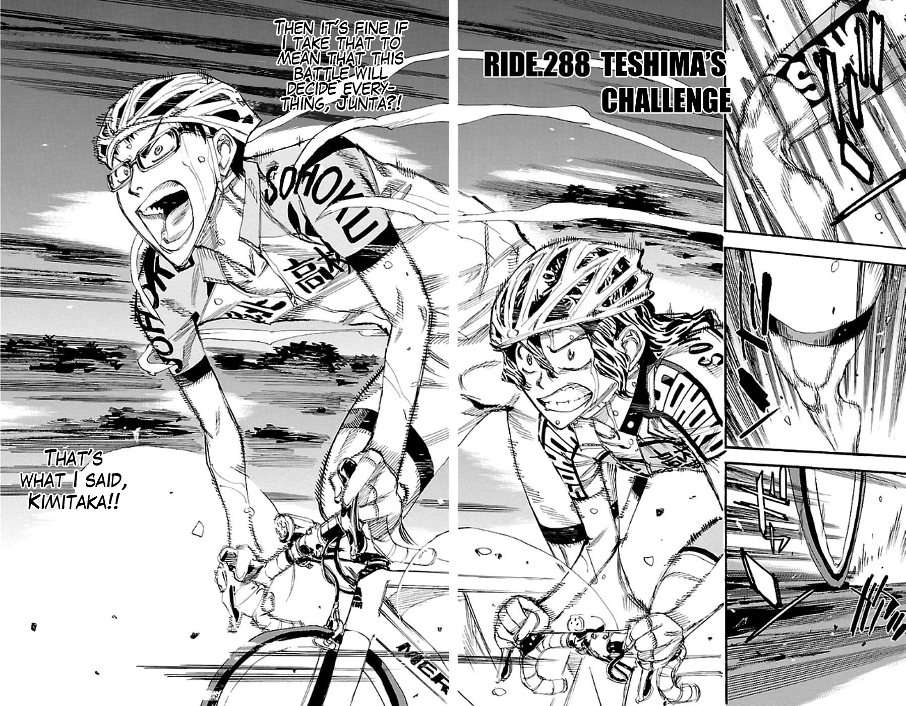 Yowamushi Pedal chapter 288 page 6