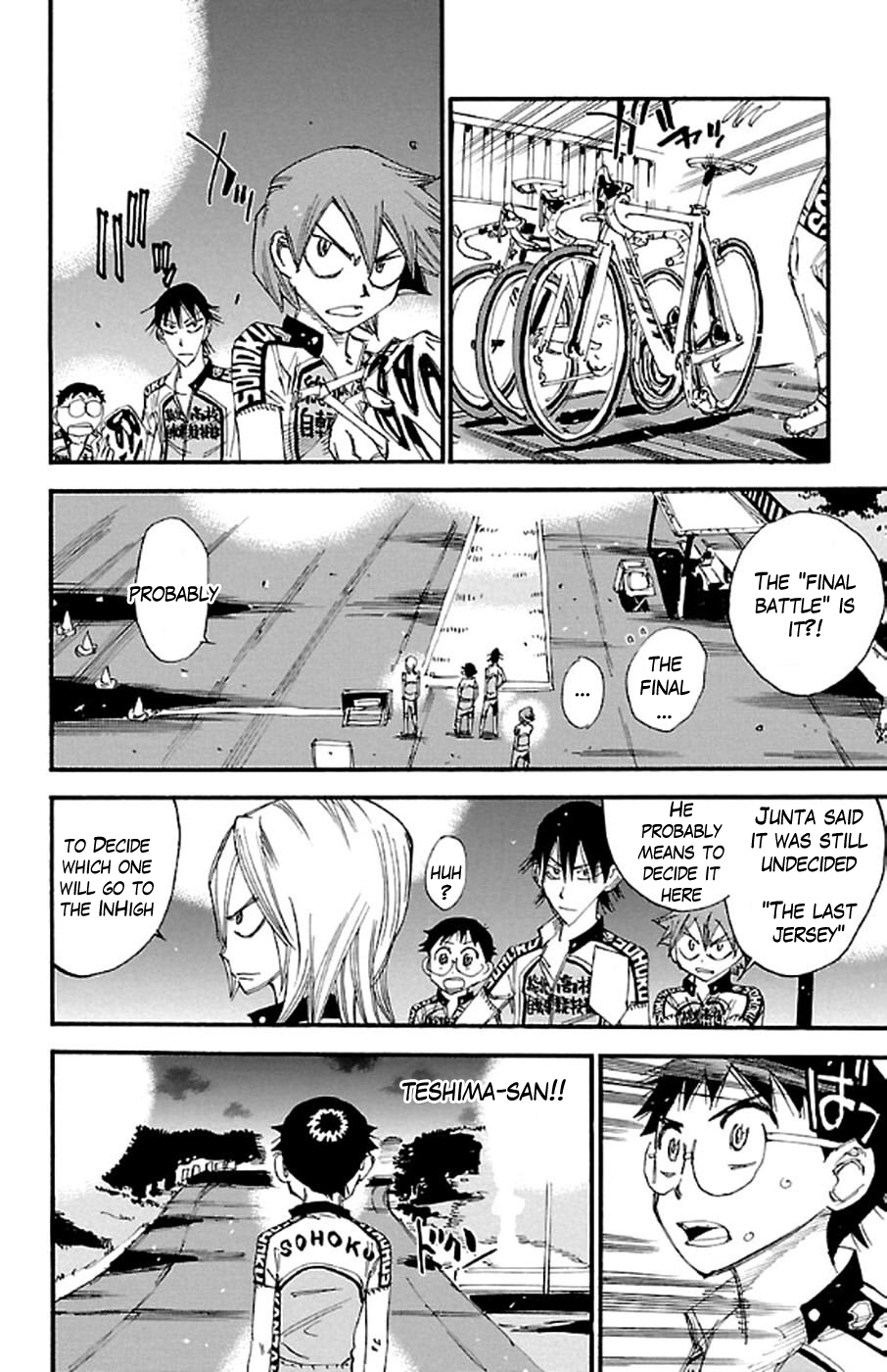 Yowamushi Pedal chapter 288 page 9