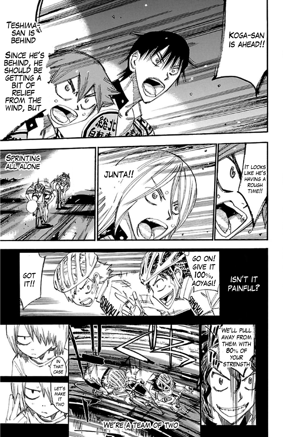 Yowamushi Pedal chapter 289 page 4