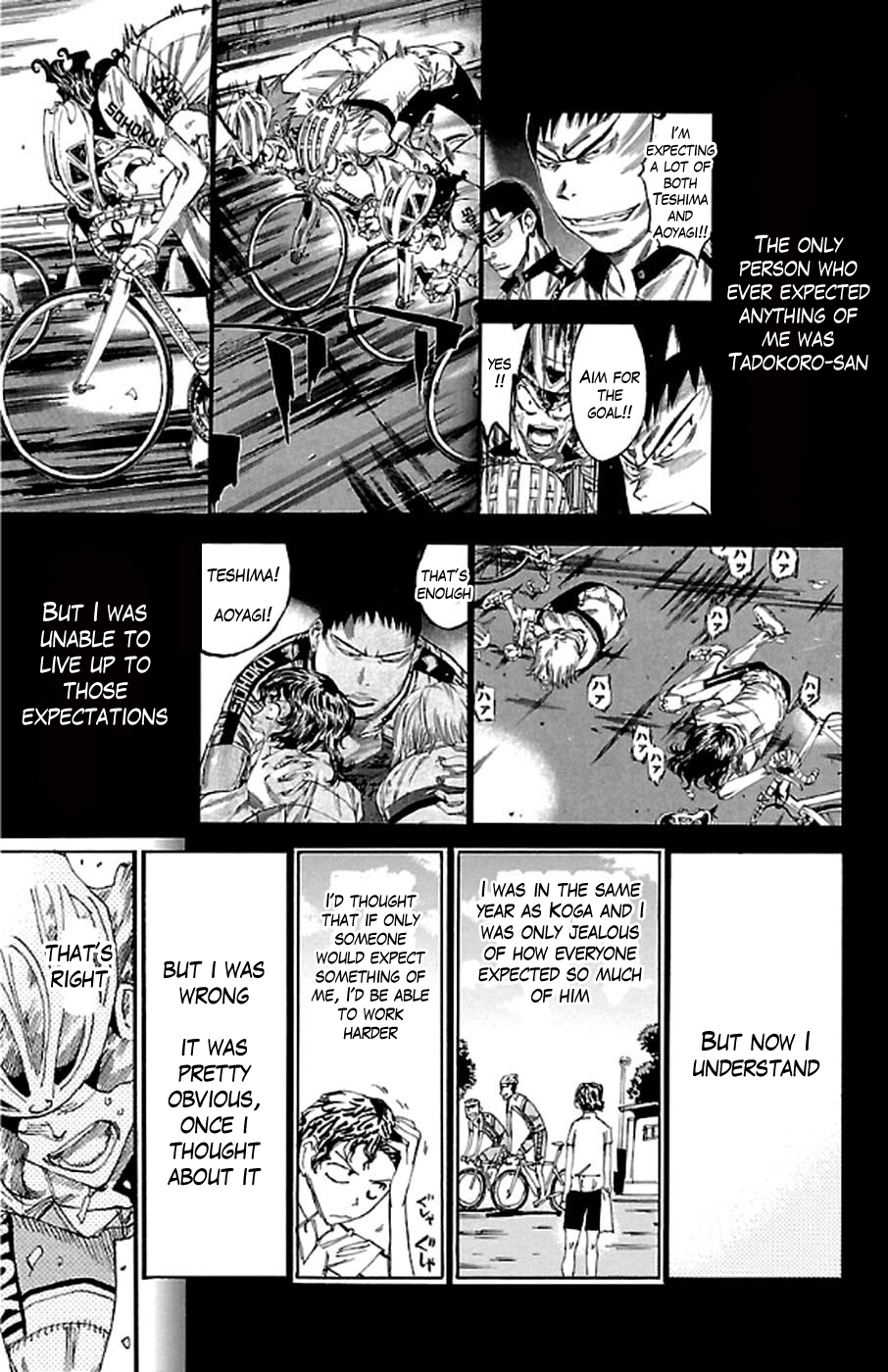 Yowamushi Pedal chapter 290 page 10