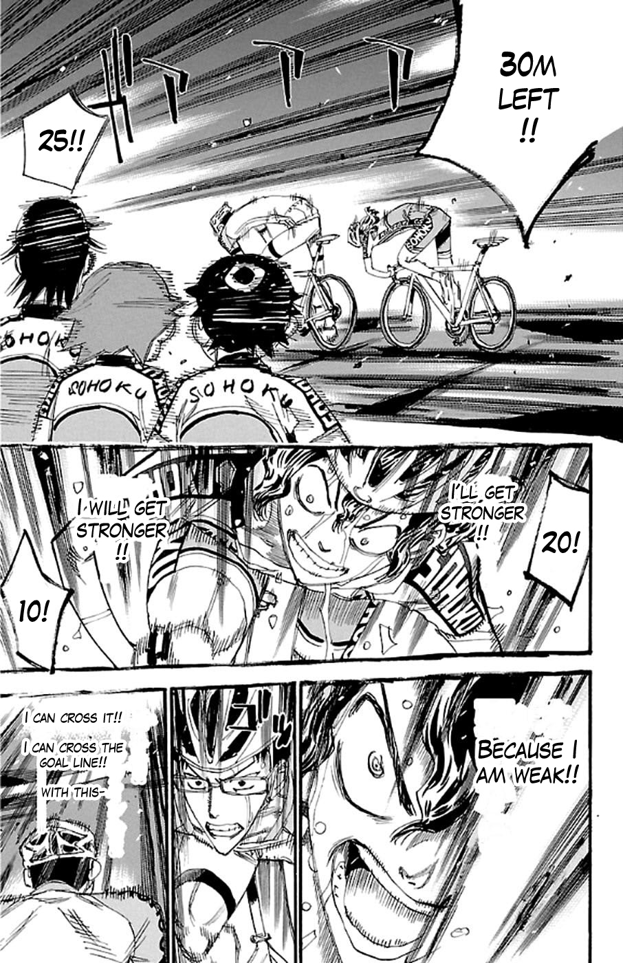 Yowamushi Pedal chapter 290 page 14