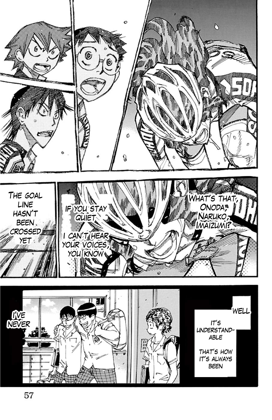 Yowamushi Pedal chapter 290 page 8