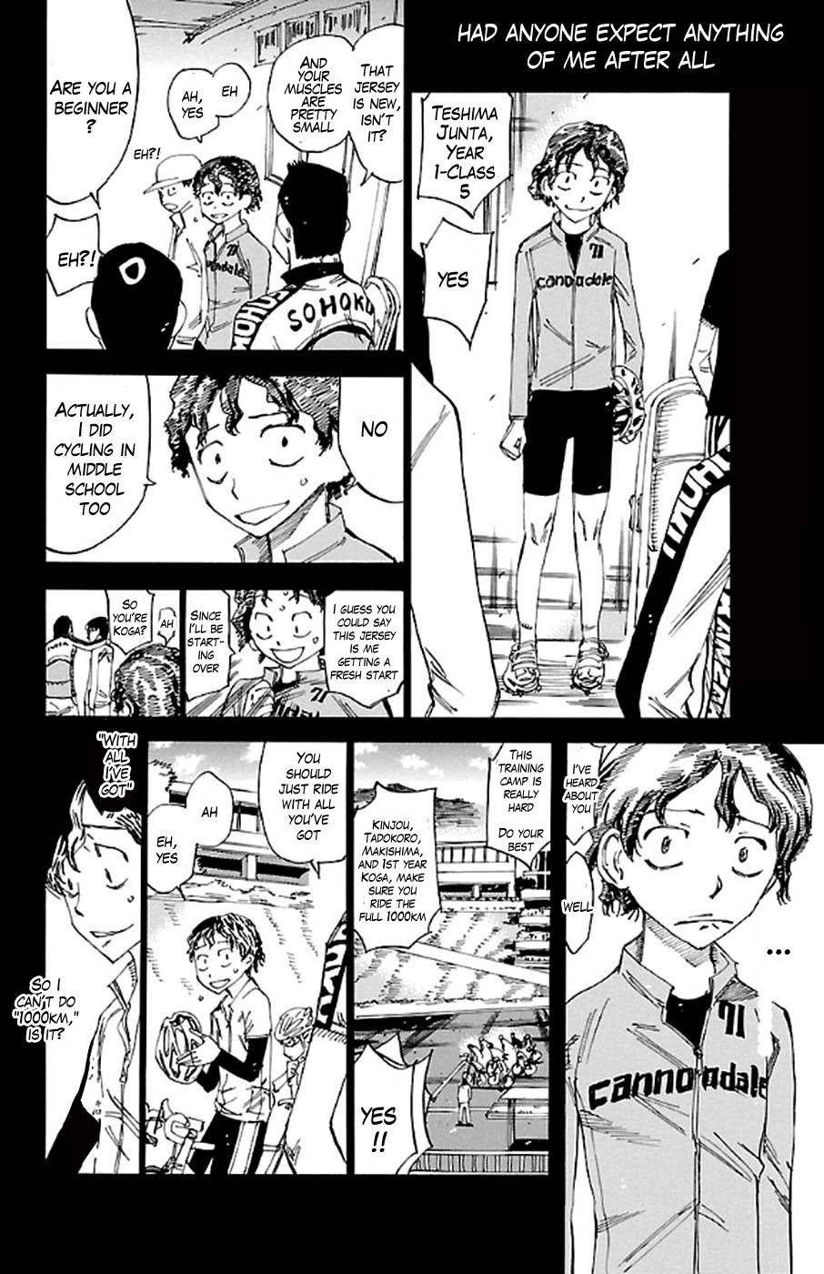 Yowamushi Pedal chapter 290 page 9