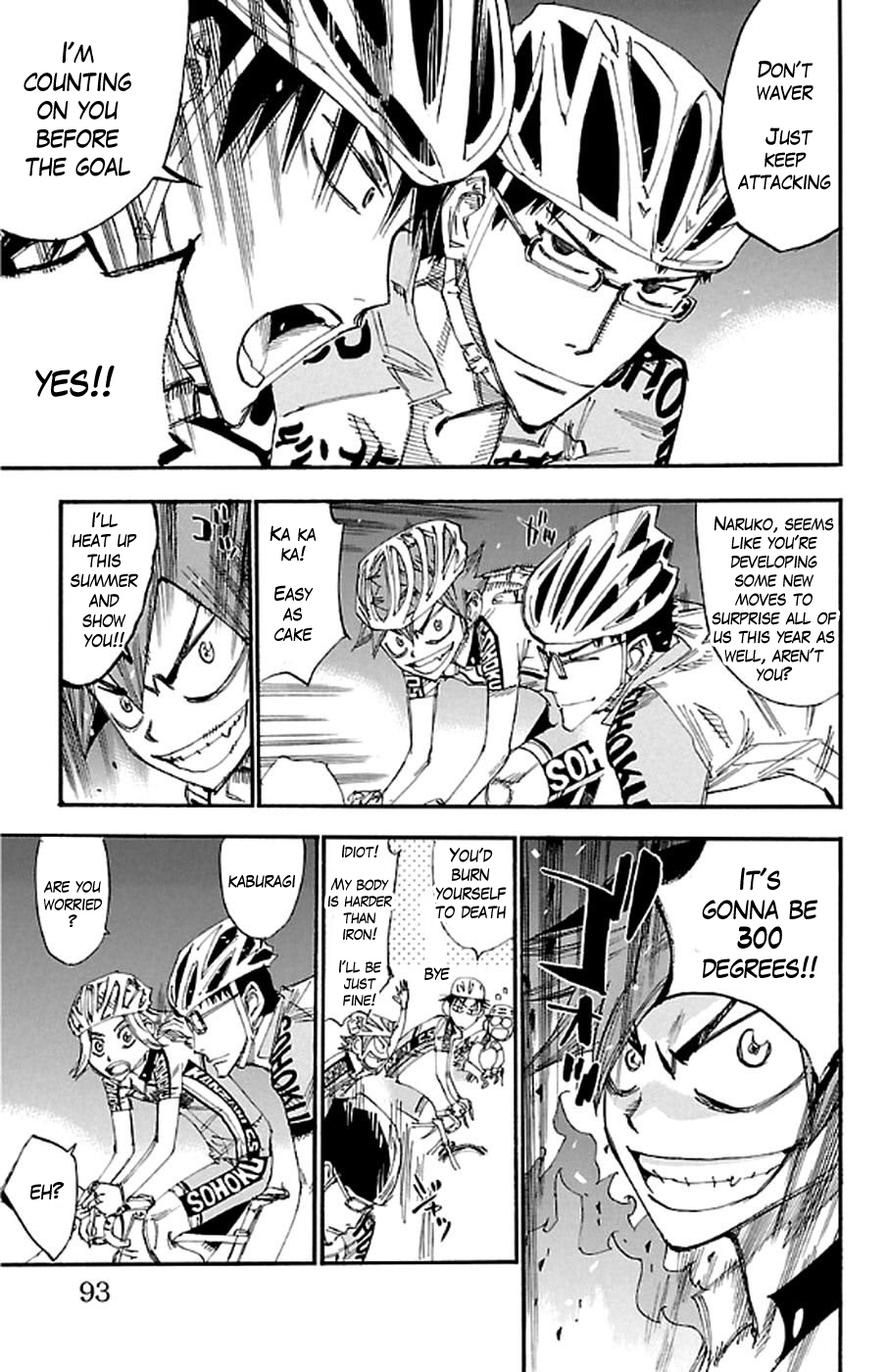 Yowamushi Pedal chapter 291 page 17