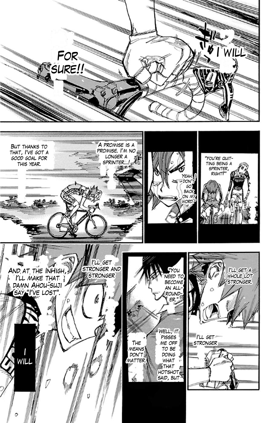 Yowamushi Pedal chapter 292 page 13