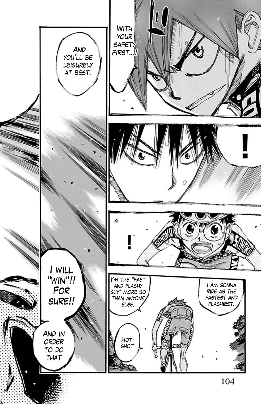 Yowamushi Pedal chapter 292 page 8