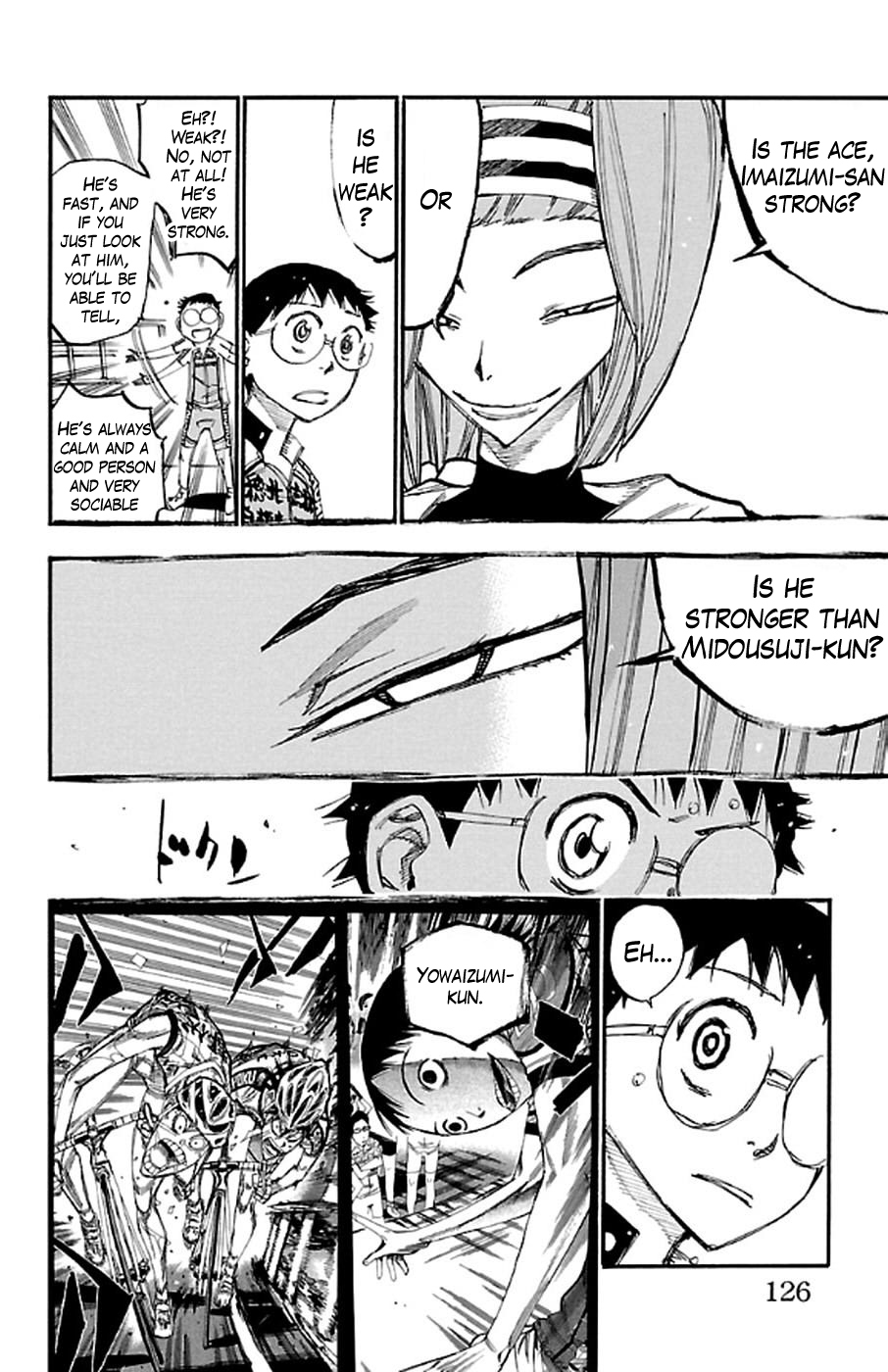 Yowamushi Pedal chapter 293 page 8