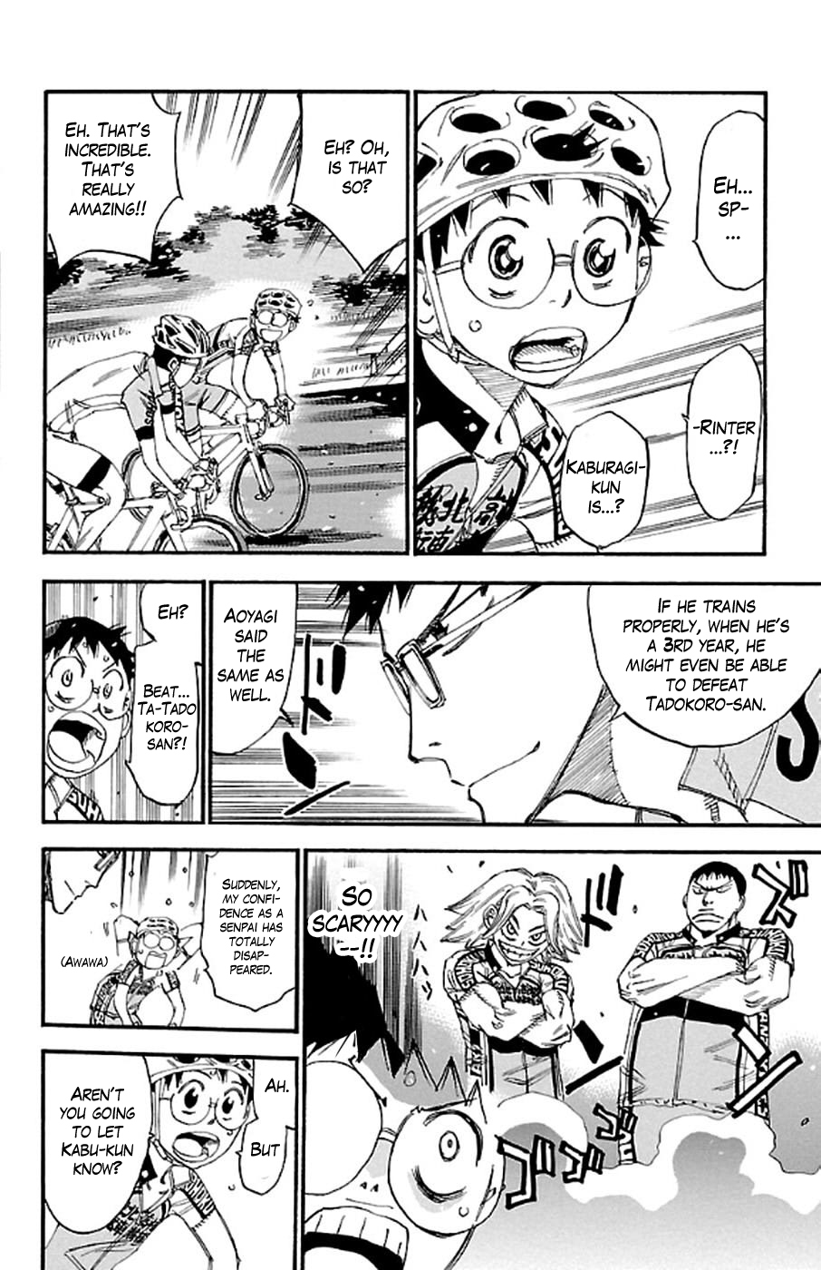 Yowamushi Pedal chapter 294 page 14