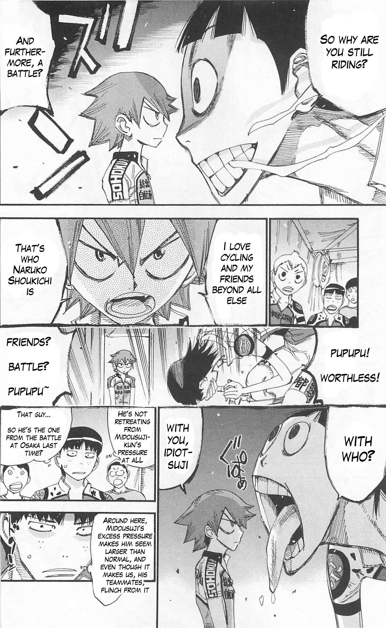 Yowamushi Pedal chapter 296 page 16