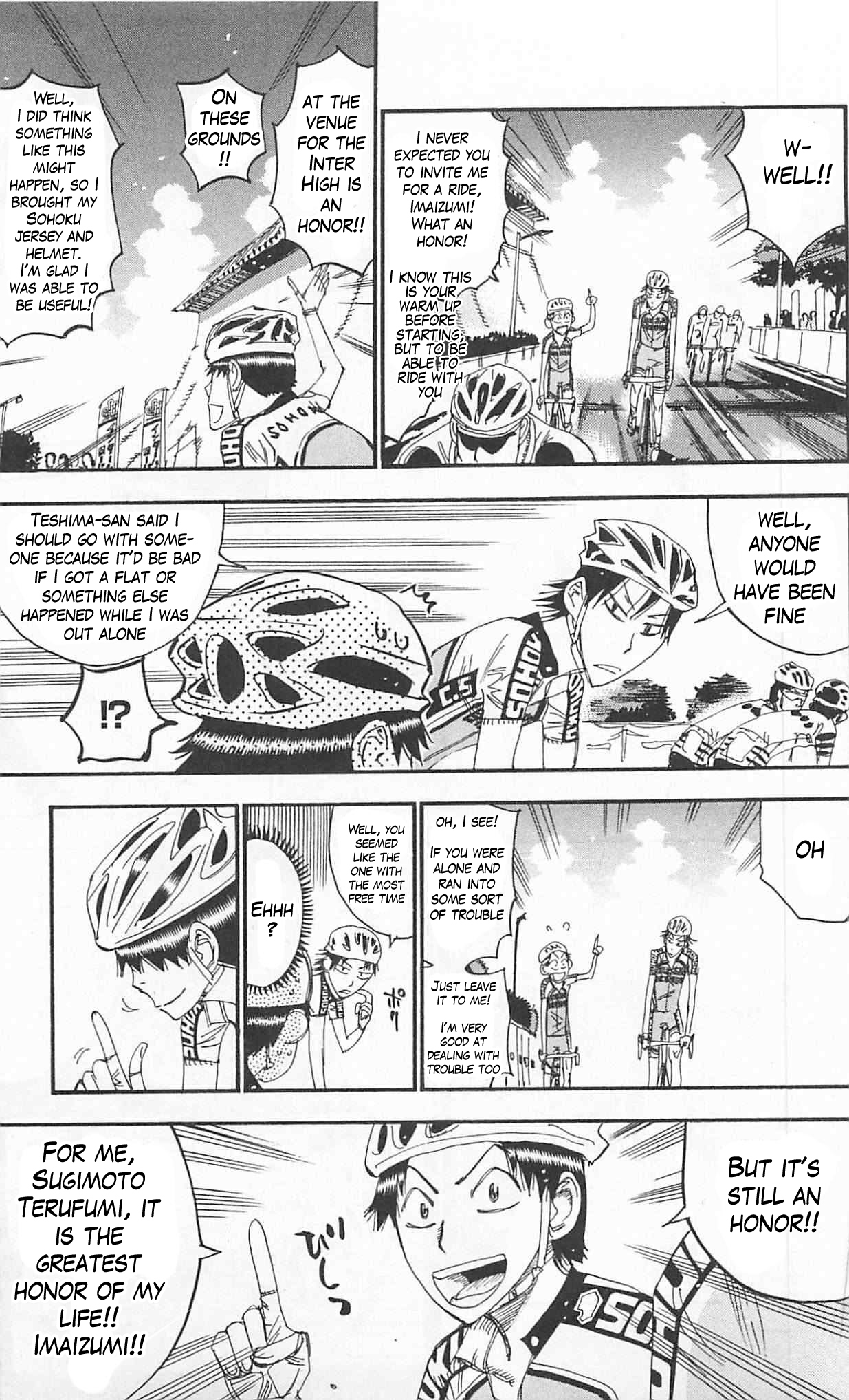 Yowamushi Pedal chapter 298 page 13