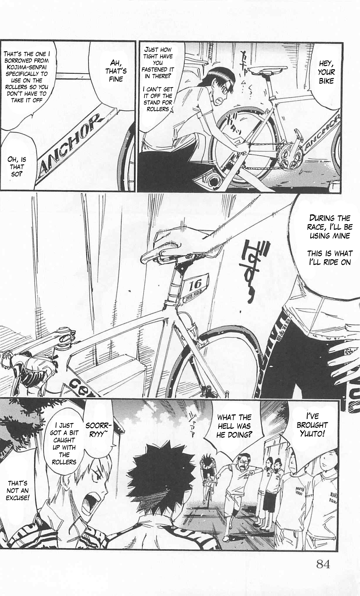 Yowamushi Pedal chapter 299 page 16