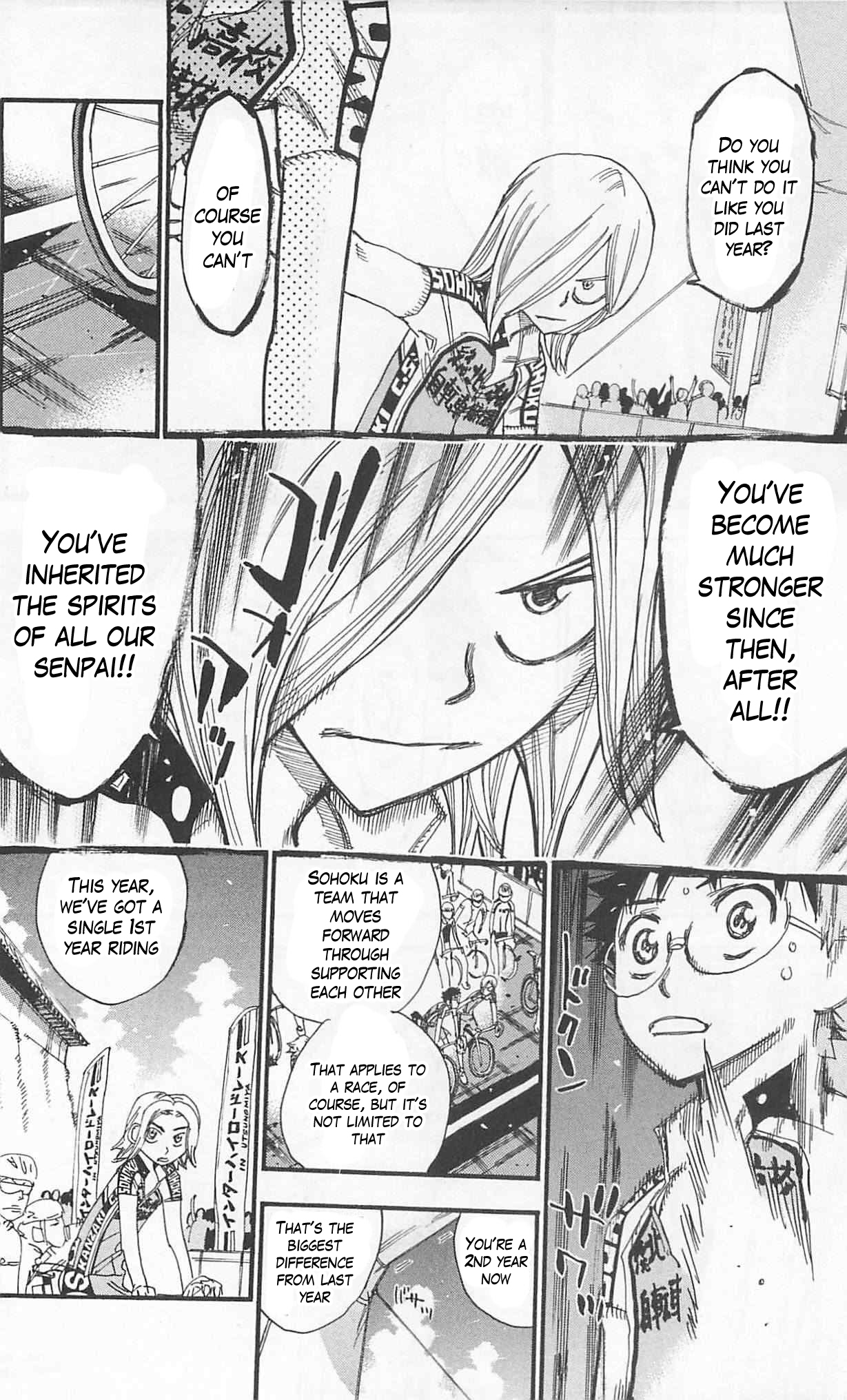 Yowamushi Pedal chapter 300 page 22