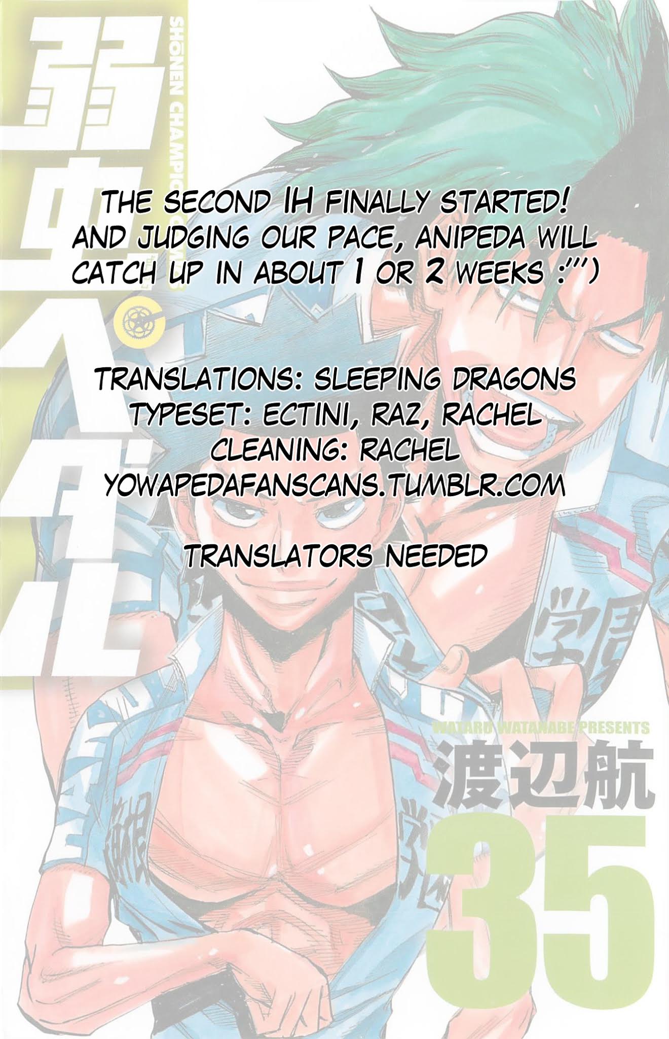 Yowamushi Pedal chapter 300 page 35