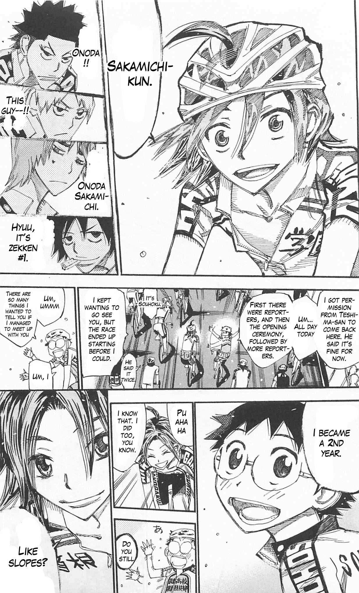 Yowamushi Pedal chapter 301 page 17