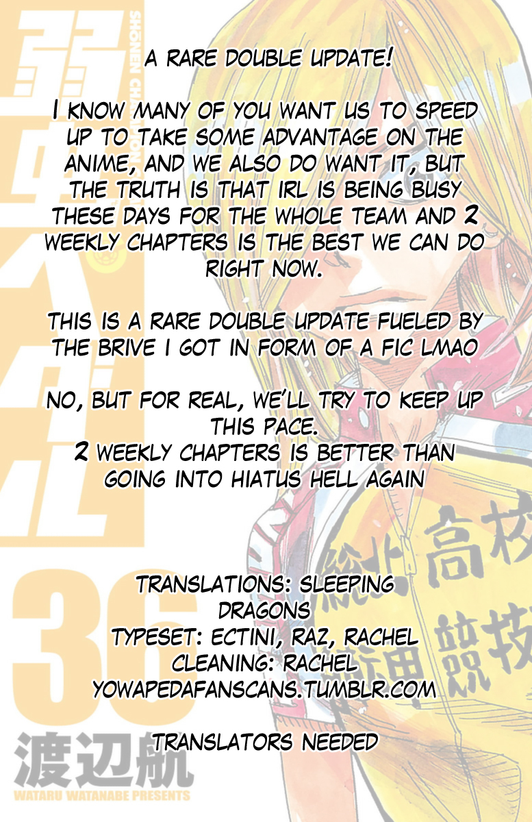 Yowamushi Pedal chapter 306 page 26