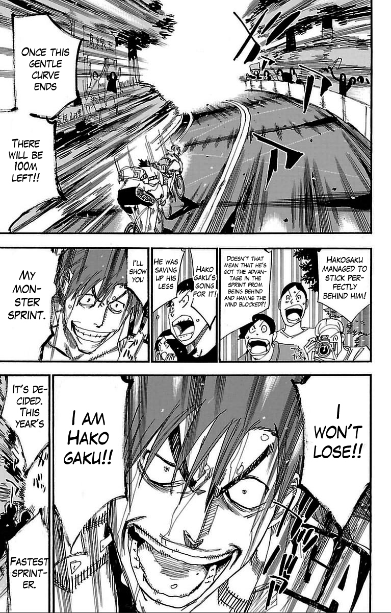 Yowamushi Pedal chapter 311 page 17