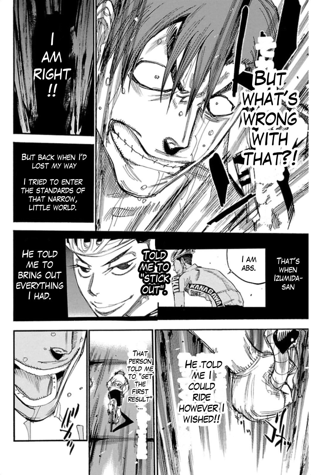 Yowamushi Pedal chapter 312 page 10