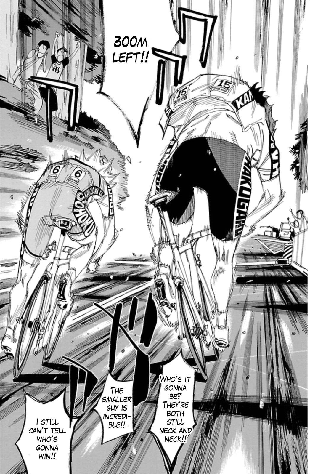 Yowamushi Pedal chapter 312 page 14