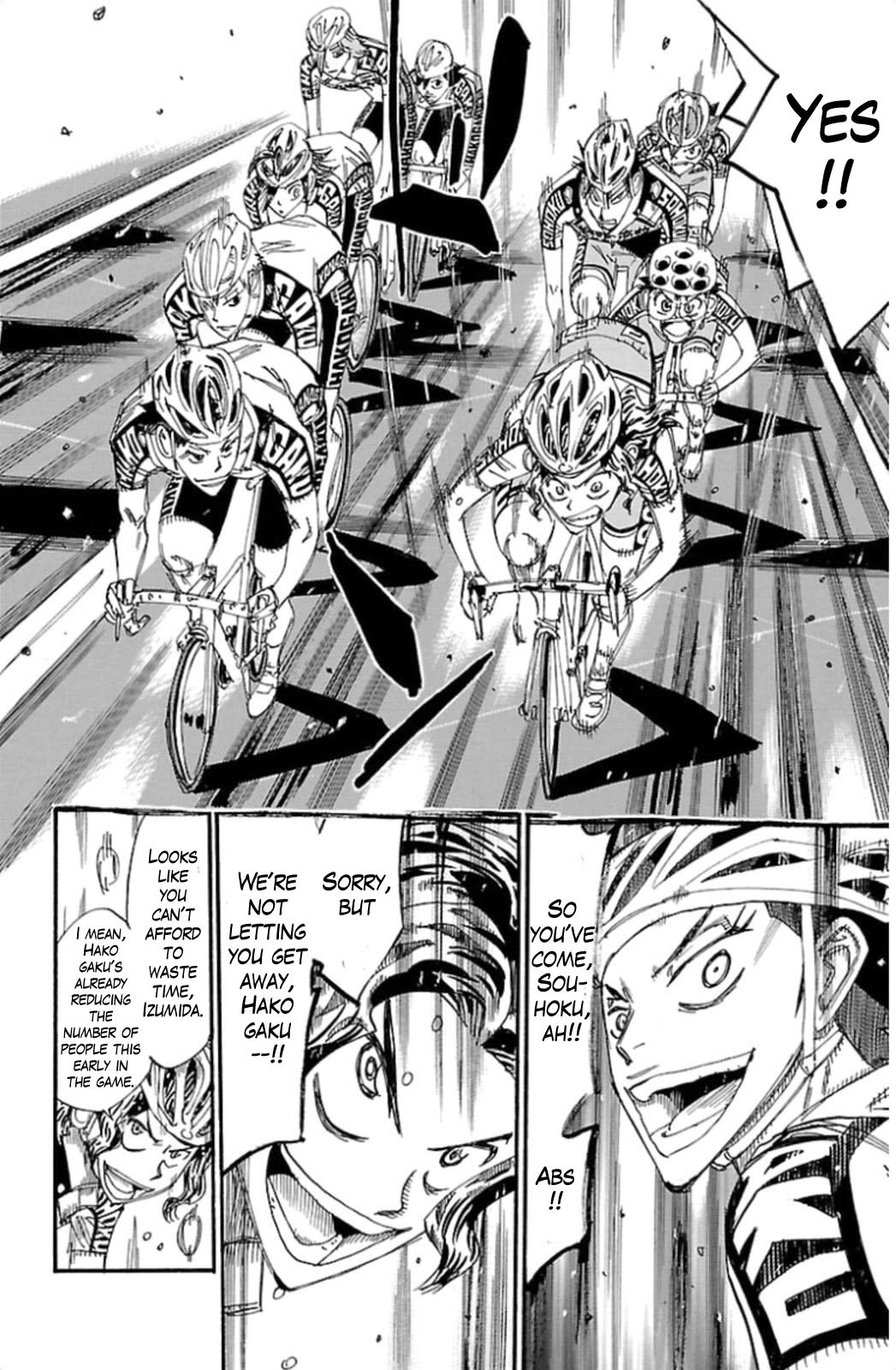 Yowamushi Pedal chapter 313 page 14