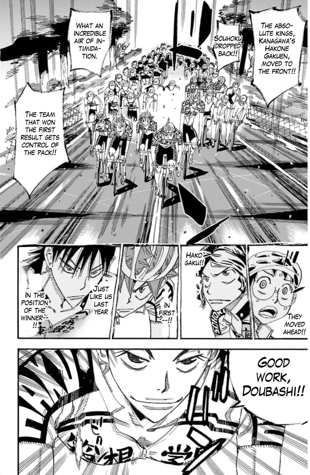 Yowamushi Pedal chapter 313 page 8