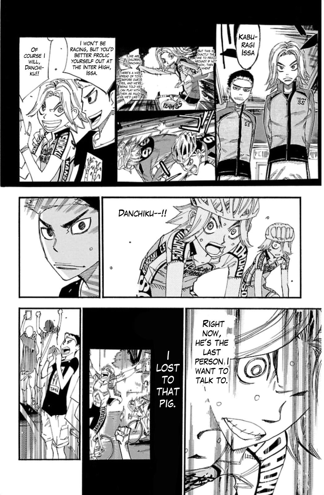 Yowamushi Pedal chapter 314 page 4