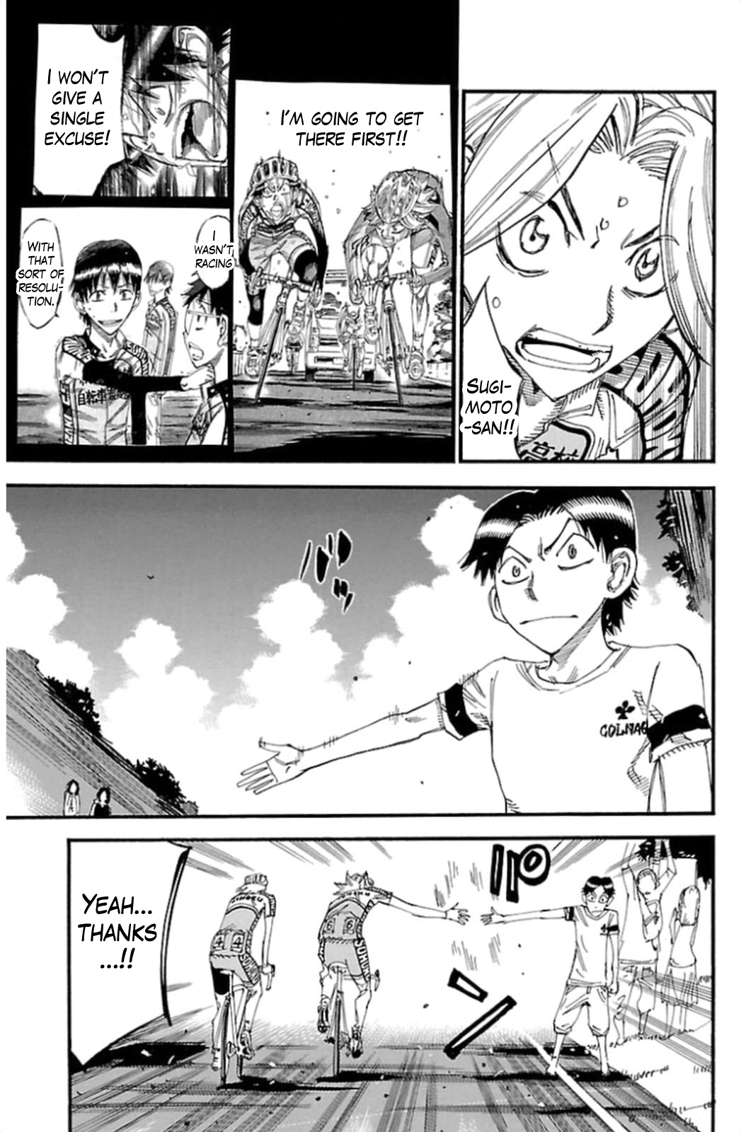 Yowamushi Pedal chapter 314 page 8