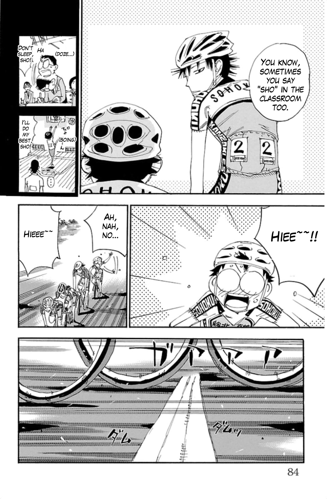 Yowamushi Pedal chapter 315 page 8