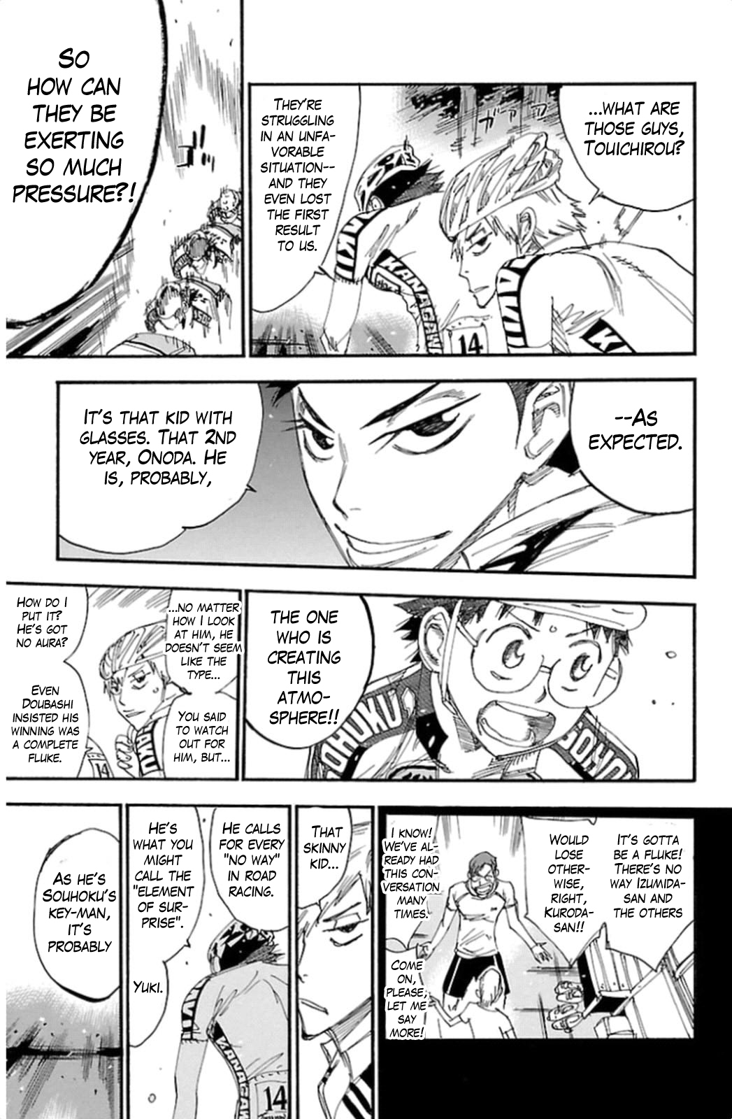 Yowamushi Pedal chapter 315 page 9