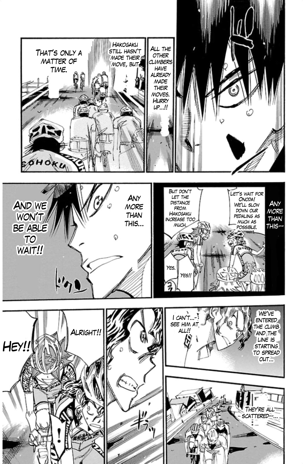 Yowamushi Pedal chapter 316 page 19