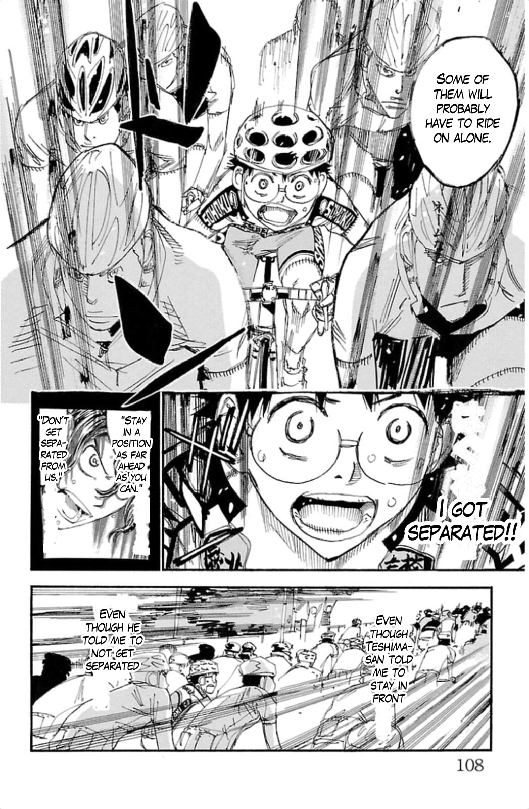 Yowamushi Pedal chapter 316 page 6