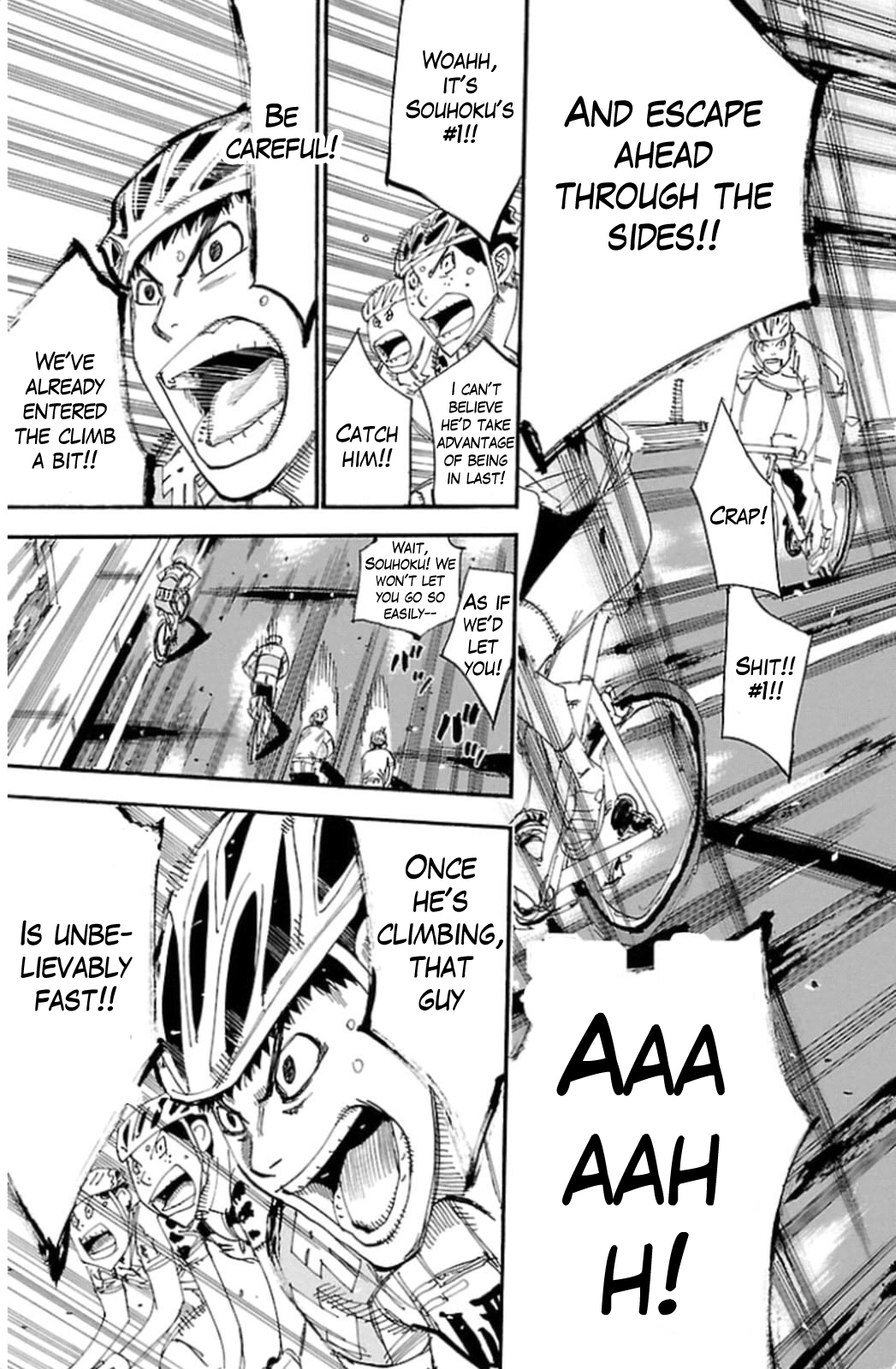 Yowamushi Pedal chapter 317 page 9