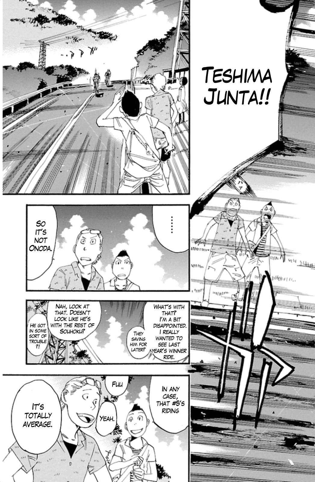 Yowamushi Pedal chapter 318 page 3