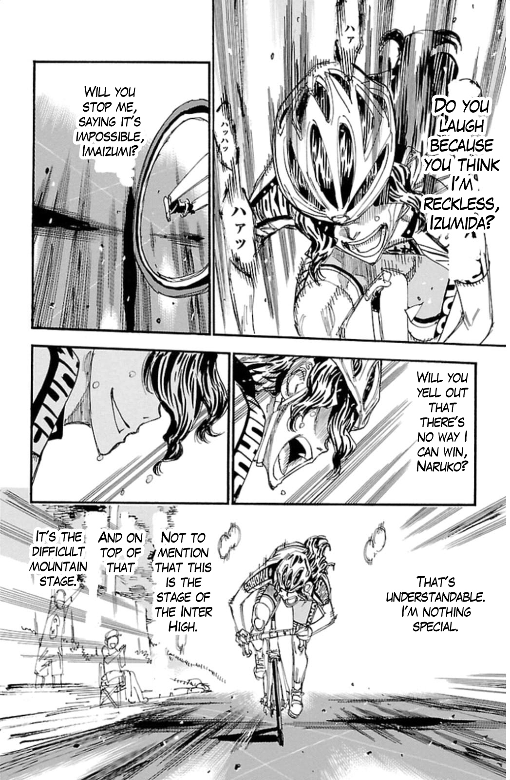 Yowamushi Pedal chapter 318 page 8