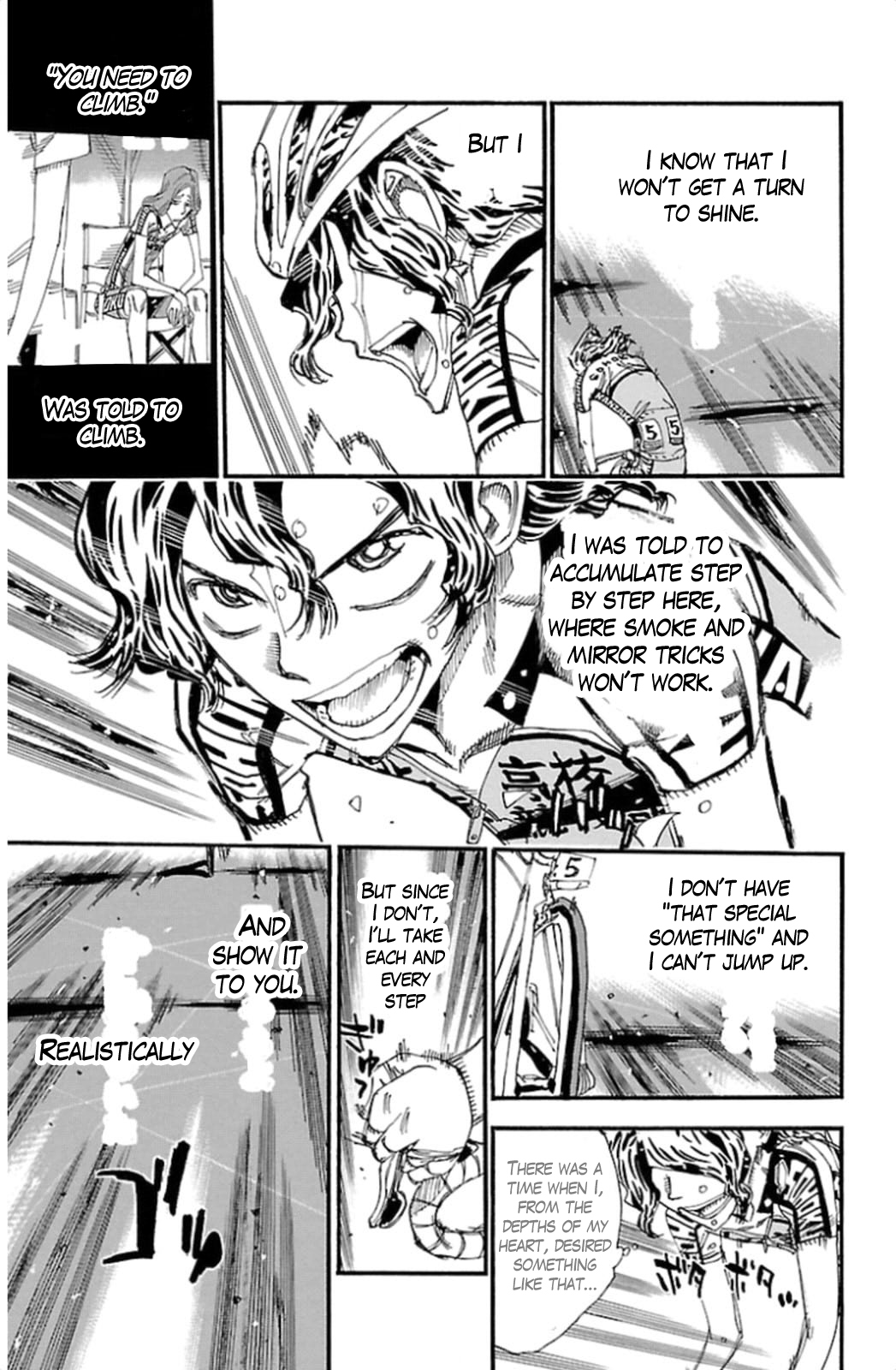 Yowamushi Pedal chapter 318 page 9